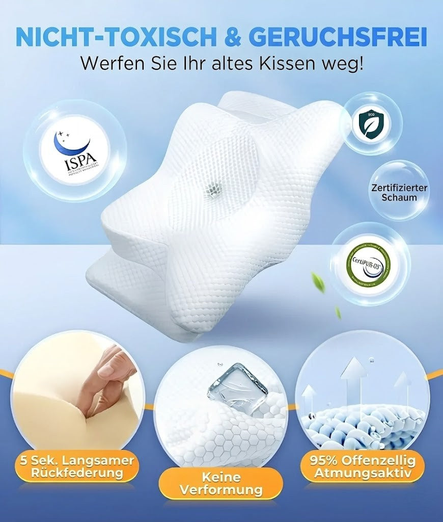 CozyConfort® Nackenstützkissen aus Memory-Schaum