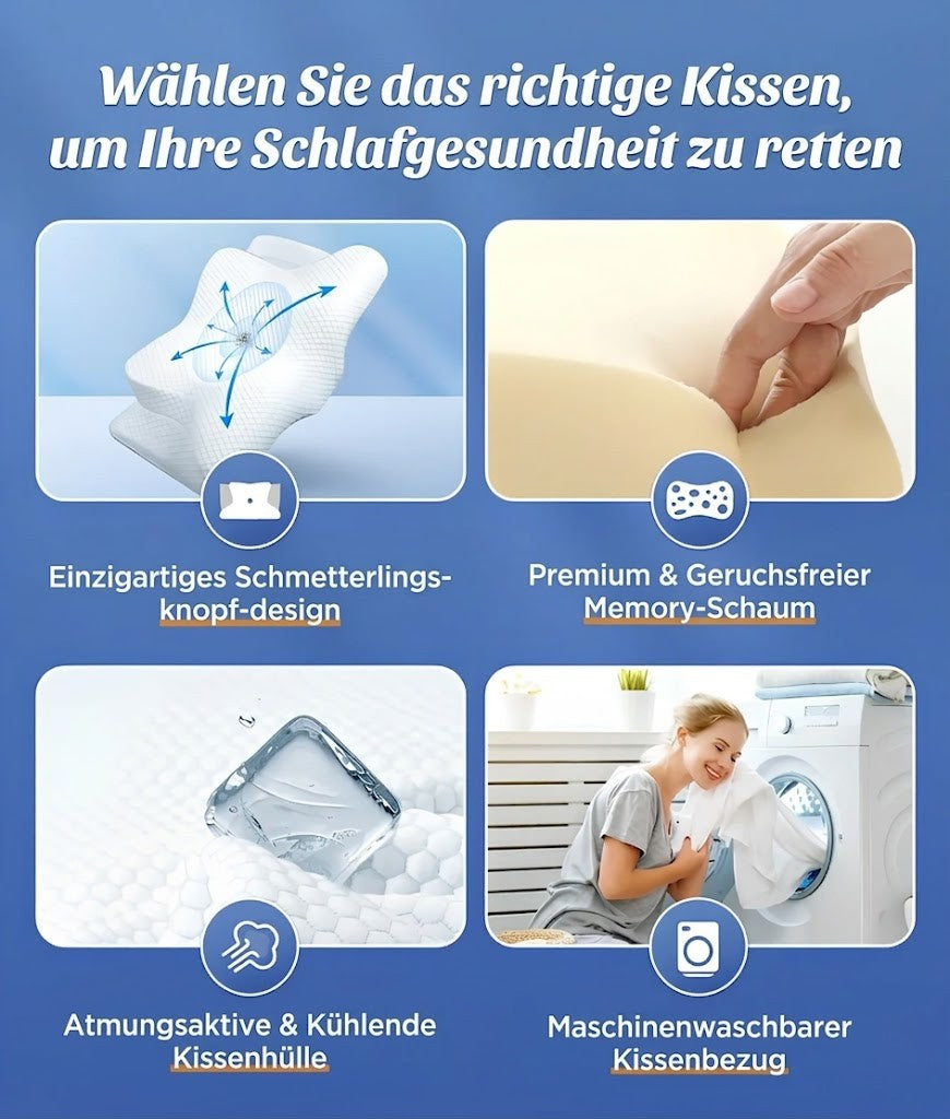 CozyConfort® Nackenstützkissen aus Memory-Schaum