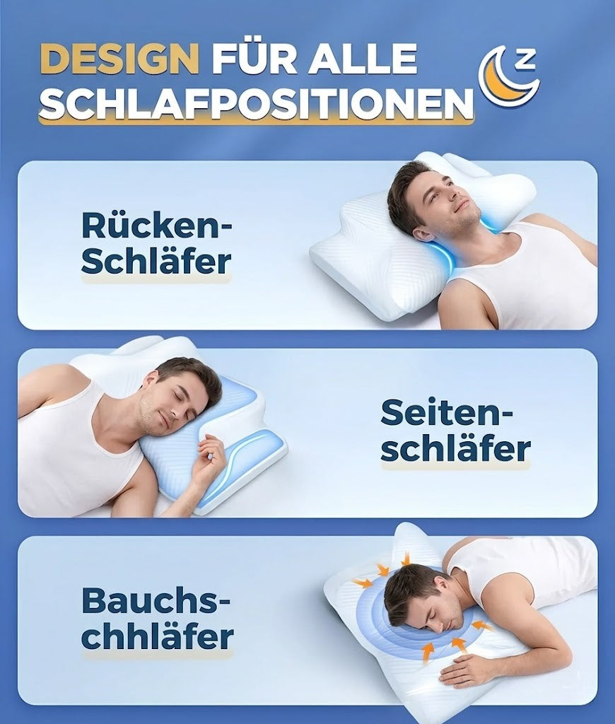 CozyConfort® Nackenstützkissen aus Memory-Schaum