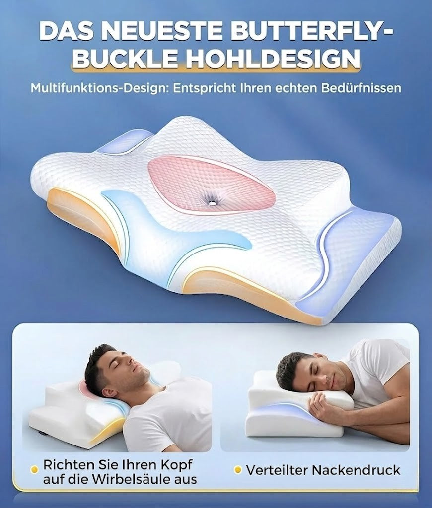 CozyConfort® Nackenstützkissen aus Memory-Schaum